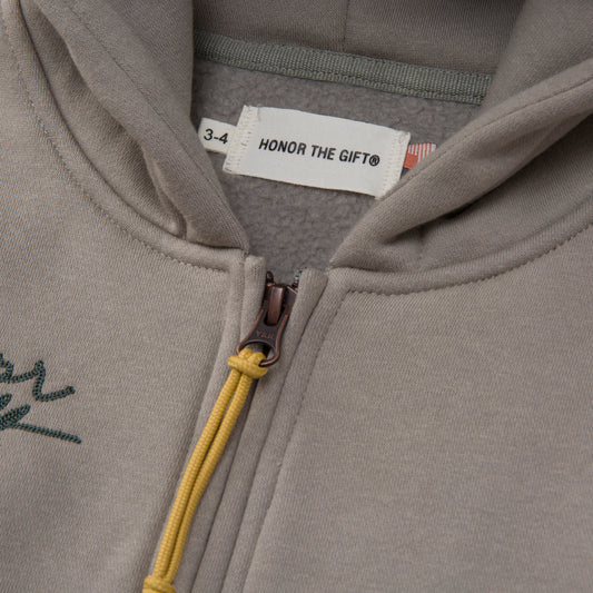 Kids Truth Full Zip Hoodie - Grey