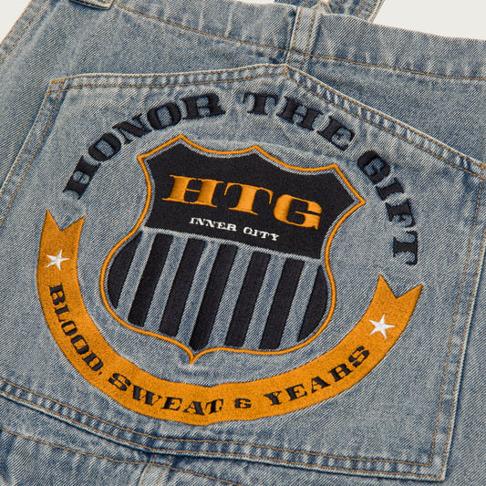 Workman Overall - Lt Indigo