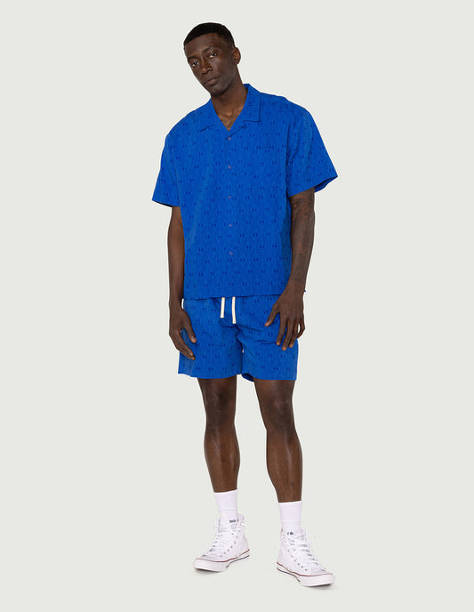Century Camp Button Up - Pacific Blue