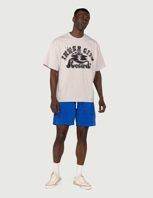 Records T-Shirt - Ash Heather