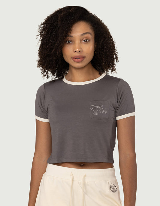 Womens Neighborhood Pocket T-Shirt - Black