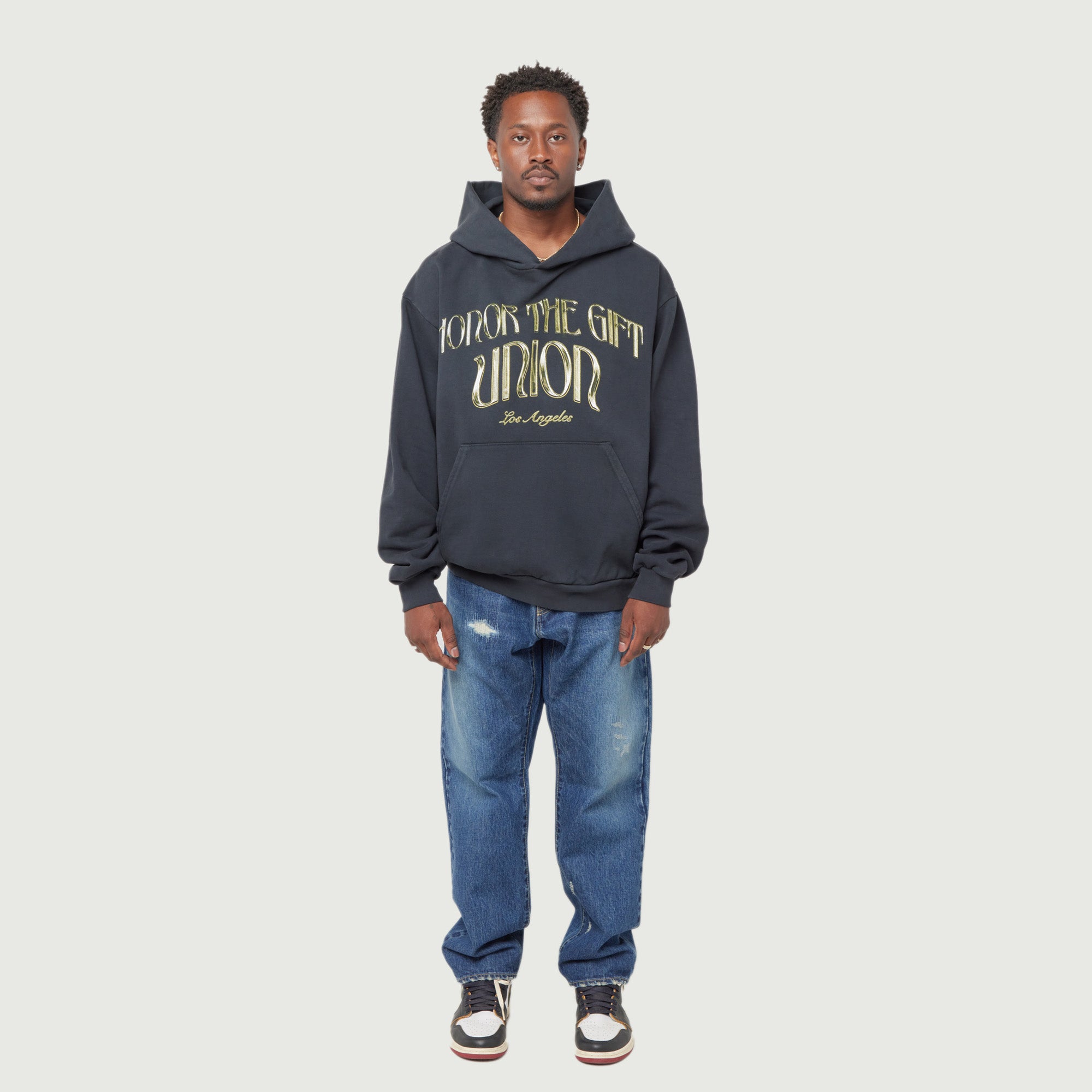 HTG® x Union Hoodie - Black – Honor The Gift