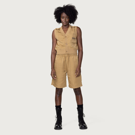 Womens Shop Vest - Khaki