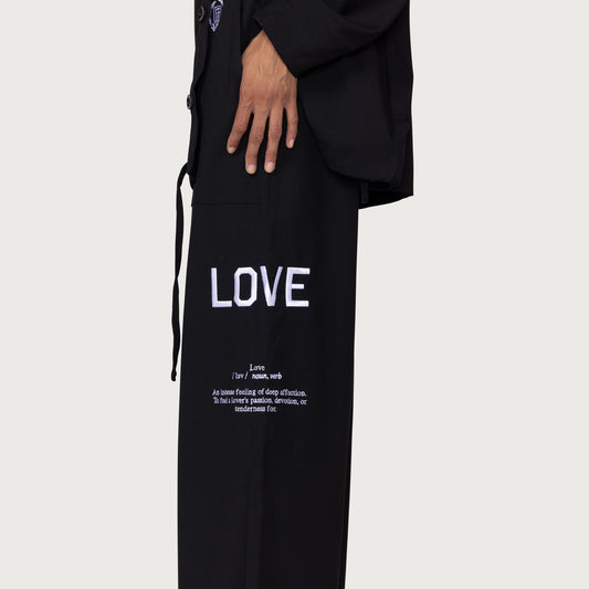 Womens Love Trouser - Black