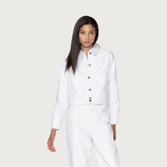 Womens HTG® Waxed Jacket - White