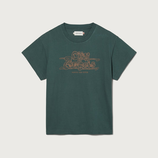 Womens Los Angeles T-Shirt - Olive