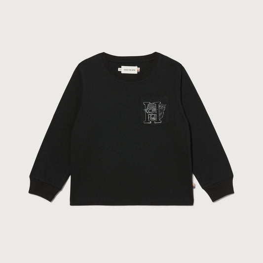 Kids Mascot L/S - Black