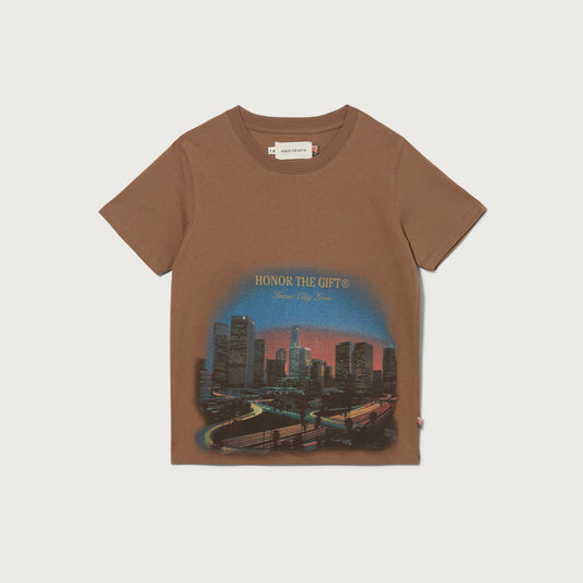 Kids Nightshift T-Shirt - Brown