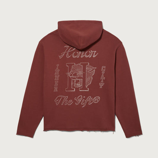Mascot Hoodie - Maroon