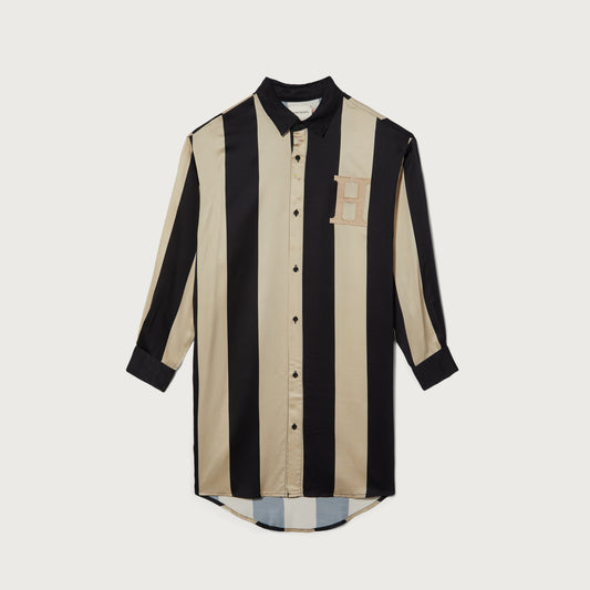 Womens Shirt Dress - Black