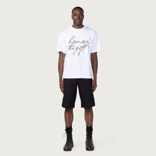 HTG® Script T-Shirt - White