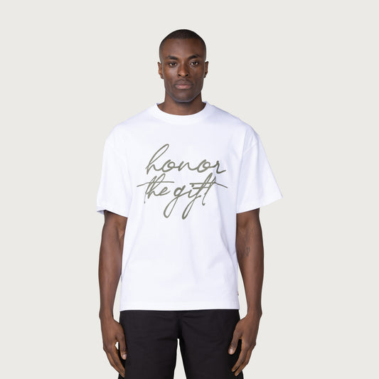 HTG® Script T-Shirt - White