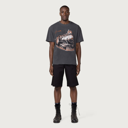 Train Graphic T-Shirt - Black