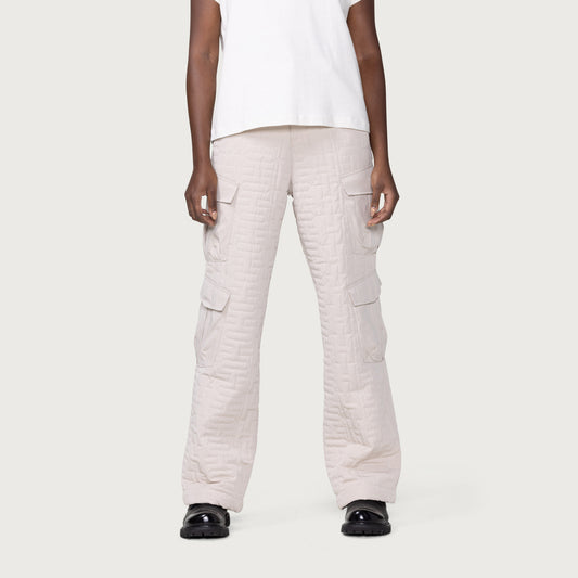 Womens H Quilted Cargo Pant - Cream – Honor The Gift