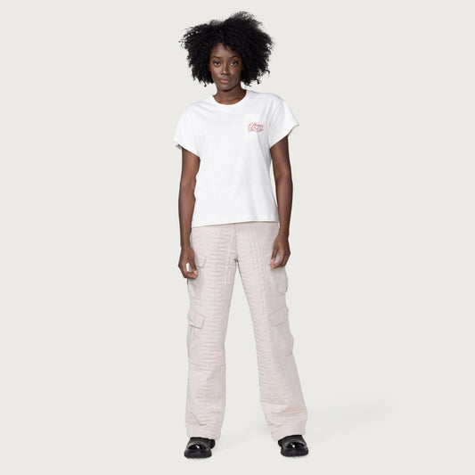 Womens Sewing Needle T-Shirt - White