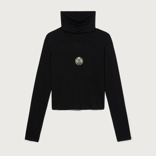 Womens Turtle Neck - Black