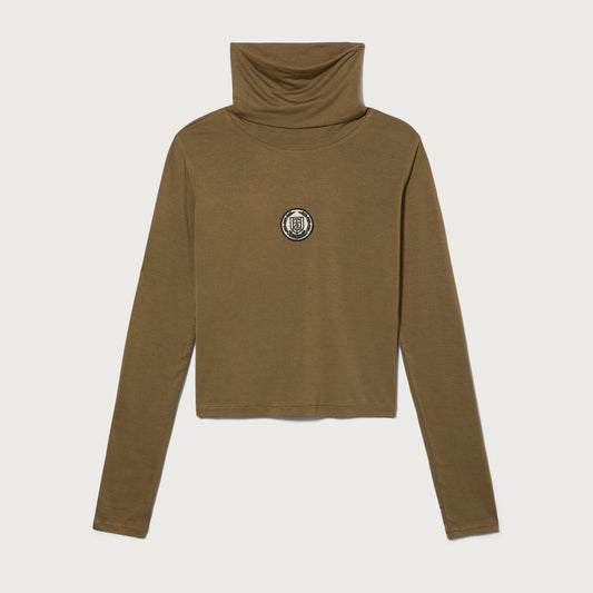 Womens Turtle Neck - Olive