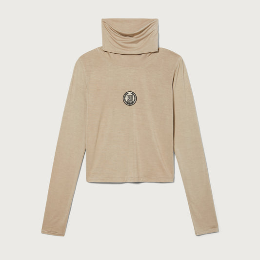 Womens Turtle Neck - Tan