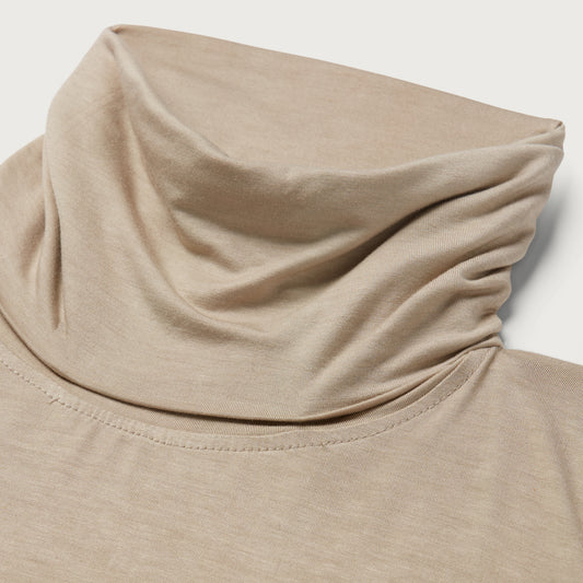 Womens Turtle Neck - Tan