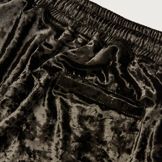Womens Velvet PJ Pant - Olive