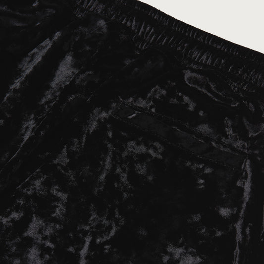 Womens Velvet PJ Pant - Black