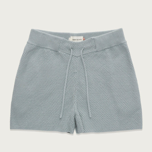 Womens Knit Short - Blue