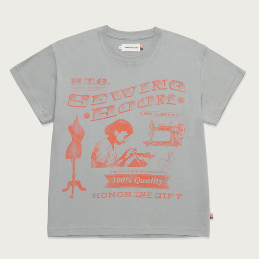 Womens Sewing Room T-Shirt - Slate
