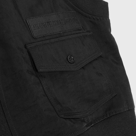 Womens Shop Vest - Black