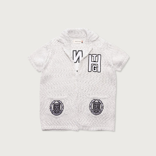 Womens Honoree Camp Button Up - White
