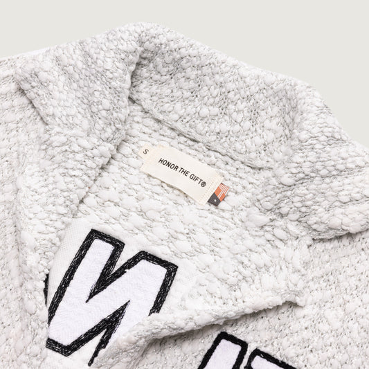 Womens Honoree Camp Button Up - White