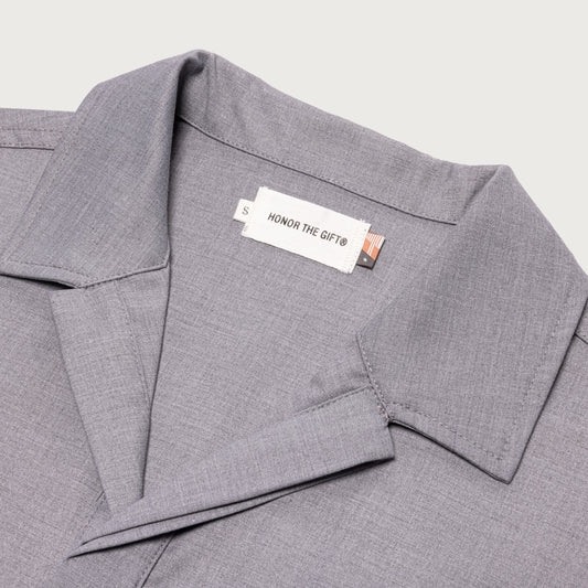 Womens Love Button Up - Lt Heather